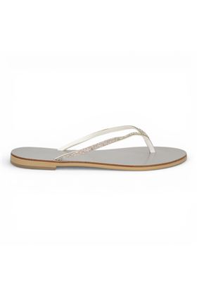 Infradito donna Nicolas Lainas in microstrass colore argento. NICOLAS LAINAS | 87CM-ARGENTO